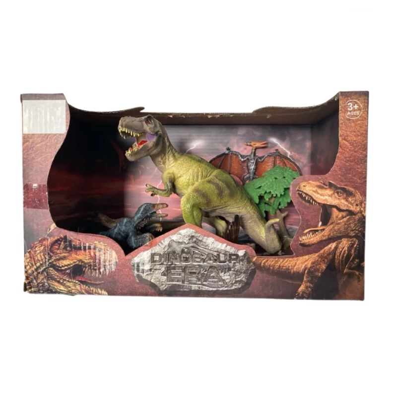 GENERICO - Set De 5 Dinosaurios Juguete Realista Modelo Con Accesorios