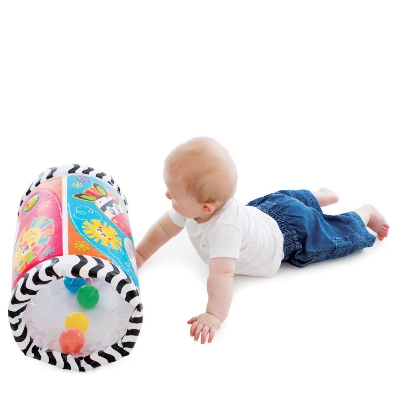 PLAYGRO - Inflable Para Gatear Rodillo Playgro Peek and Roller
