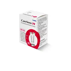 GENERICO - Cintas Tiras Reactivas 50 Unidades para Glucometro Caresens H