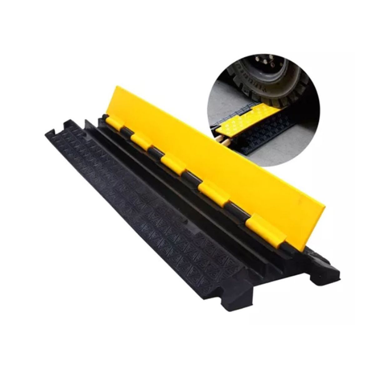 MUNDO MAGIA - Pasa Cables protector De Cable 2 Canales