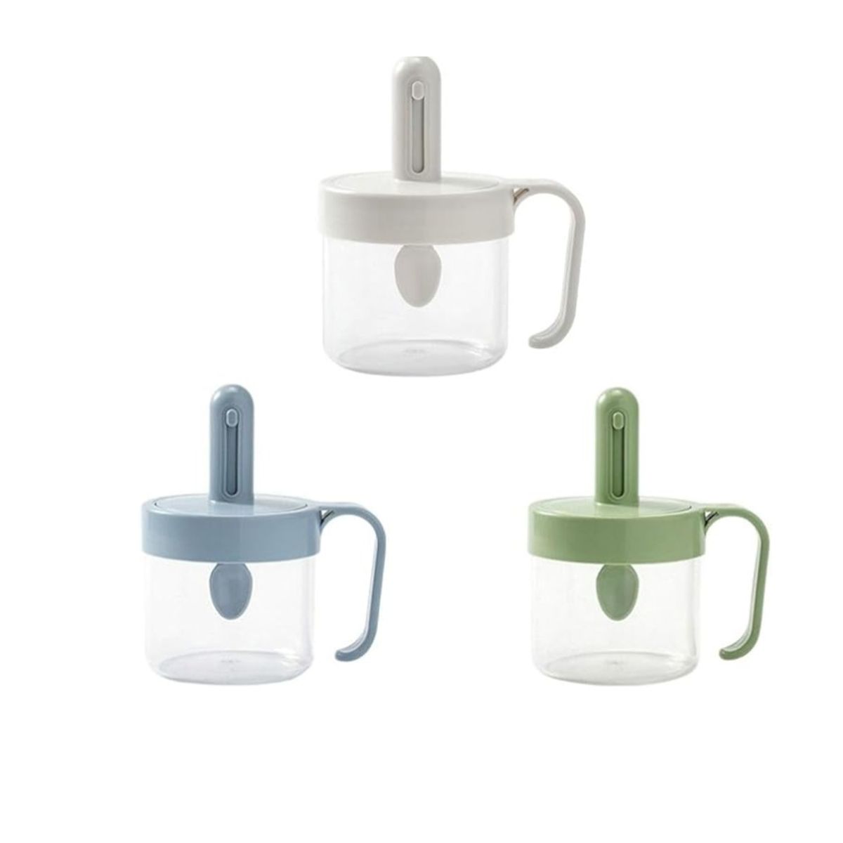 GENERICO - Tarro De Condimento Con Cuchara Para Cocina especiero