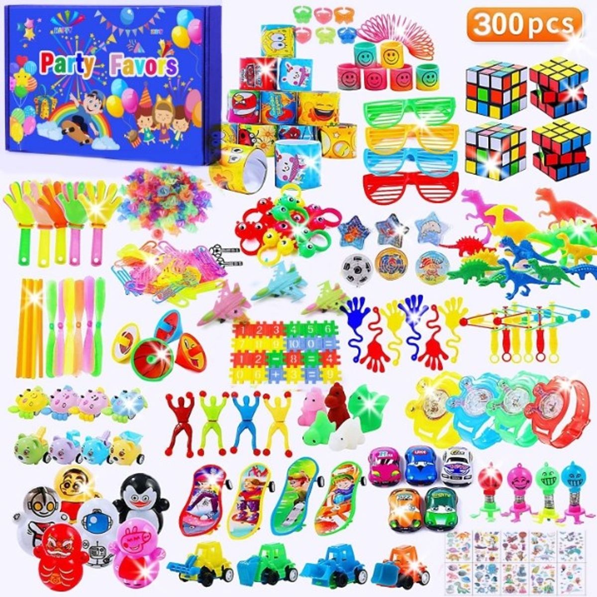 MUNDO MAGIA - Set 300 Piezas Fidget Cube Juguete Sensorial Anti Estrés