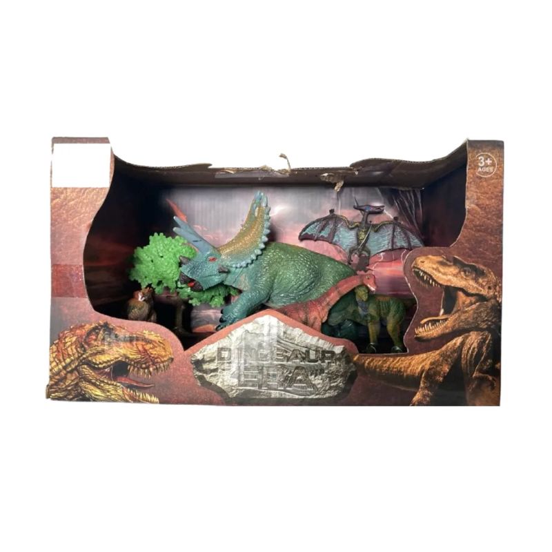 GENERICO - Set De 5 Dinosaurios Realista Juguete Escala Y Accesorios