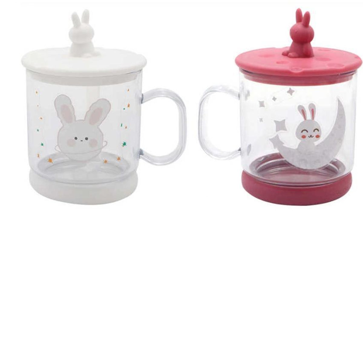 GENERICO - Vasos Con Bombilla Reutilizables Tazas