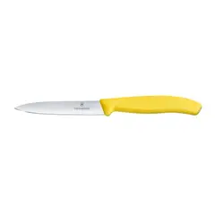 VICTORINOX - Cuchillo mondador Swiss Classic color Amarillo Hoja 8 cm.