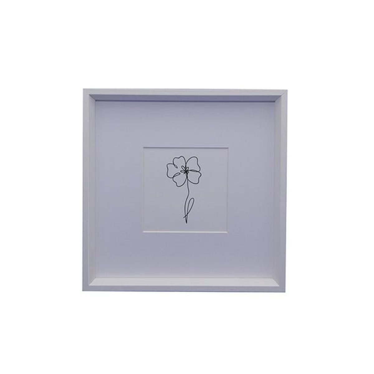 VGO - Marco 20x20 para foto 10x10 Blanco