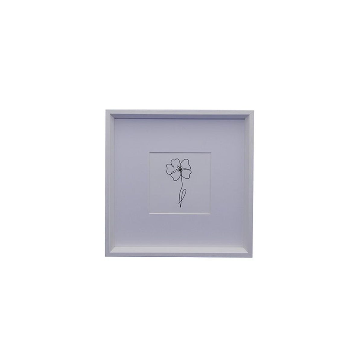 VGO - Marco 20x20 para foto 10x10 Blanco