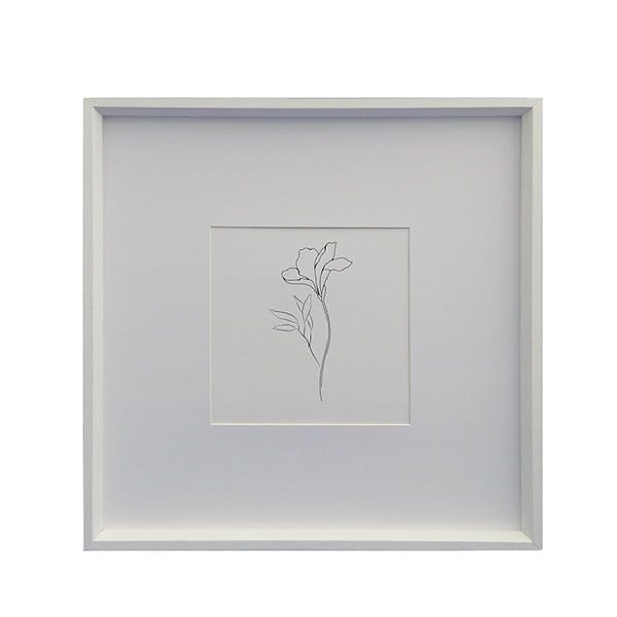 VGO - Marco 30x30 para foto 15x15 Blanco