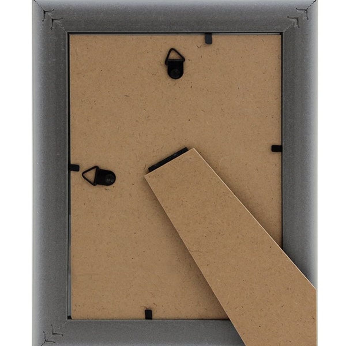 VGO - Marco plástico box simil madera Natural 30x40 cm