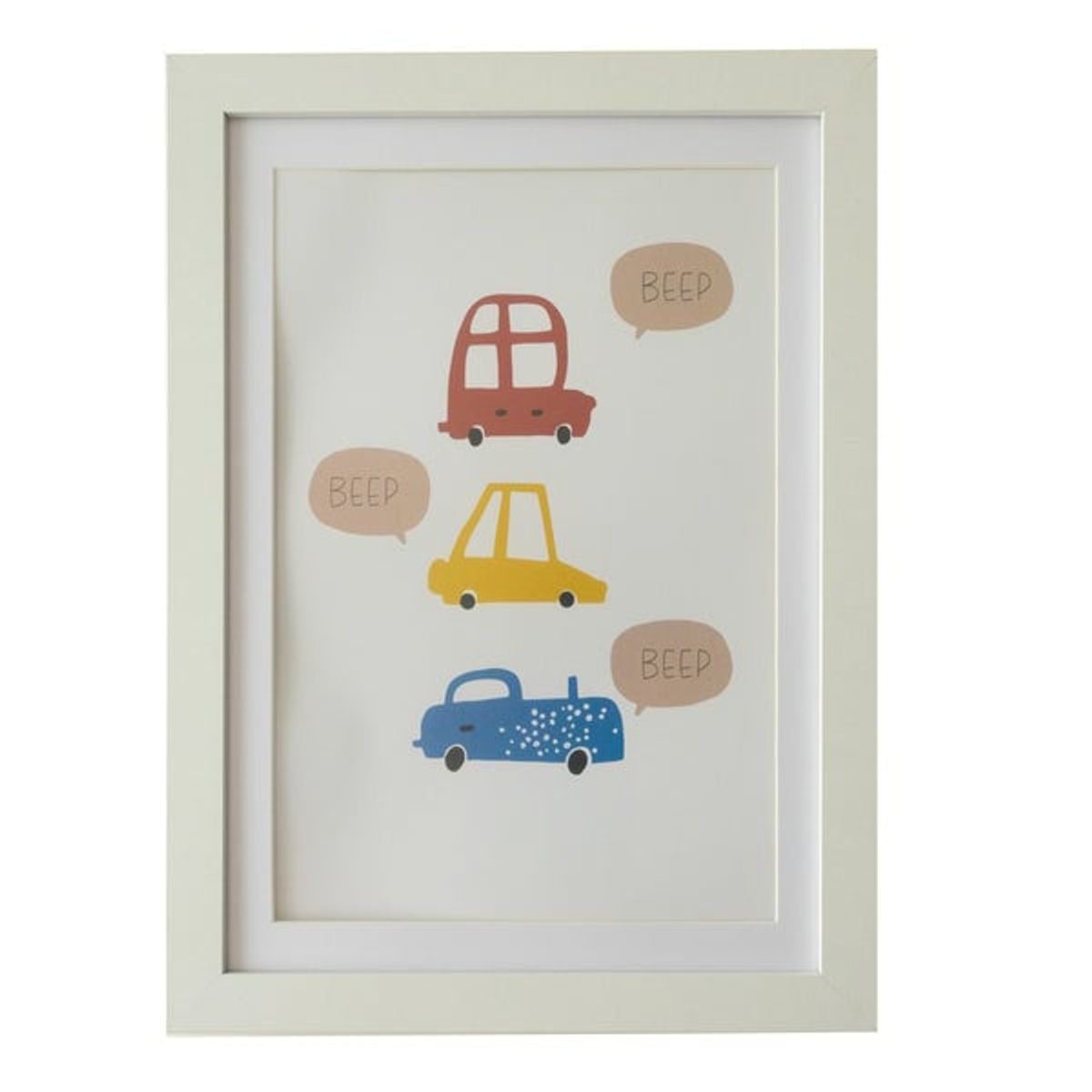 VGO - Marco de Arte para niños blanco Intercambiable