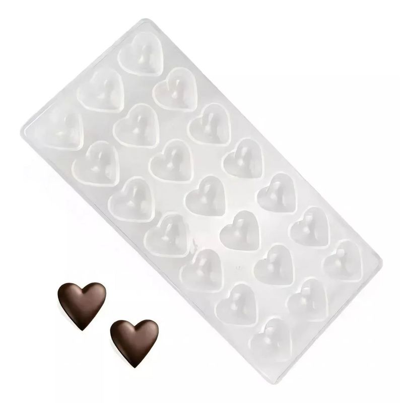 GENERICO - Moldes Chocolate Moldes De Chocolate Policarbonato Corazon..