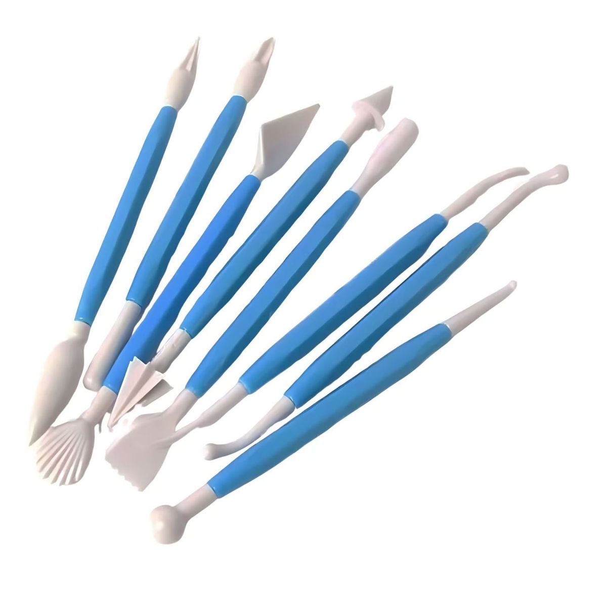 GENERICO - Estecas Para Repostería 8 Piezas Doble Punta Modelar Fondant.