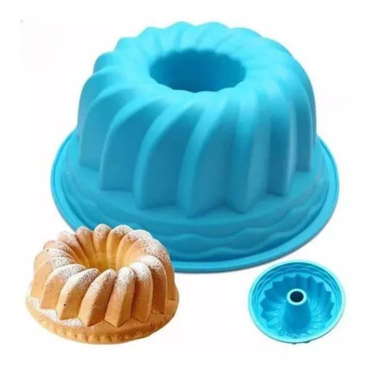 GENERICO - Molde De Silicona Para Queque Tortas Forma Corona