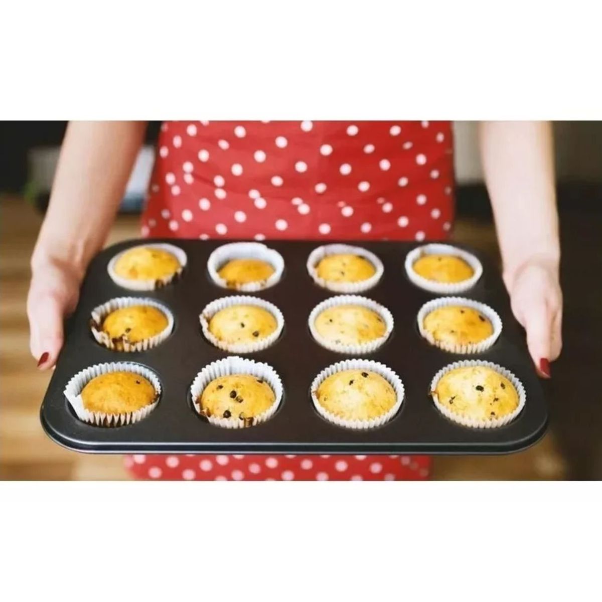 GENERICO - Molde 12 Cupcakes Molde Cupcake Molde Para Tortas Reposteria.