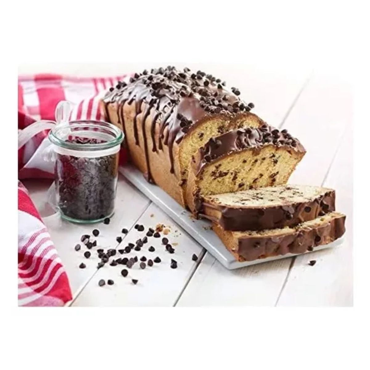 GENERICO - 2 Molde Pan Molde Para Pan De Molde Rectangular Queque 30cm.