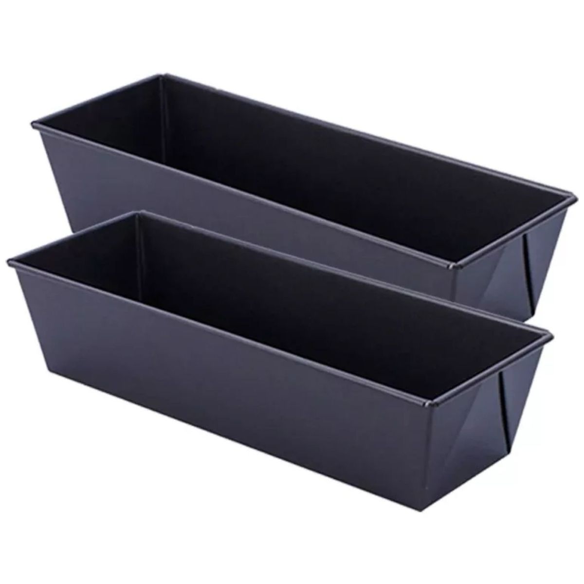 GENERICO - 2 Molde Pan Molde Para Pan De Molde Rectangular Queque 30cm.