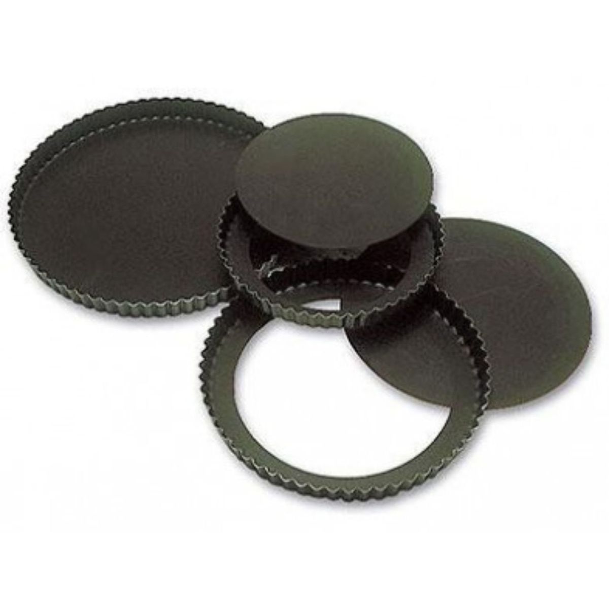 GENERICO - Pack3 Moldes Desmontables Molde Desmontable Tarta 26 28 30cm..