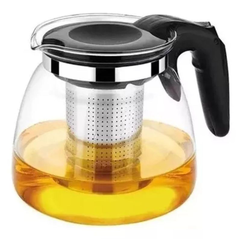 GENERICO - Infusor Tetera Vidrio Tetera Con Infusor Metalico 900ml.