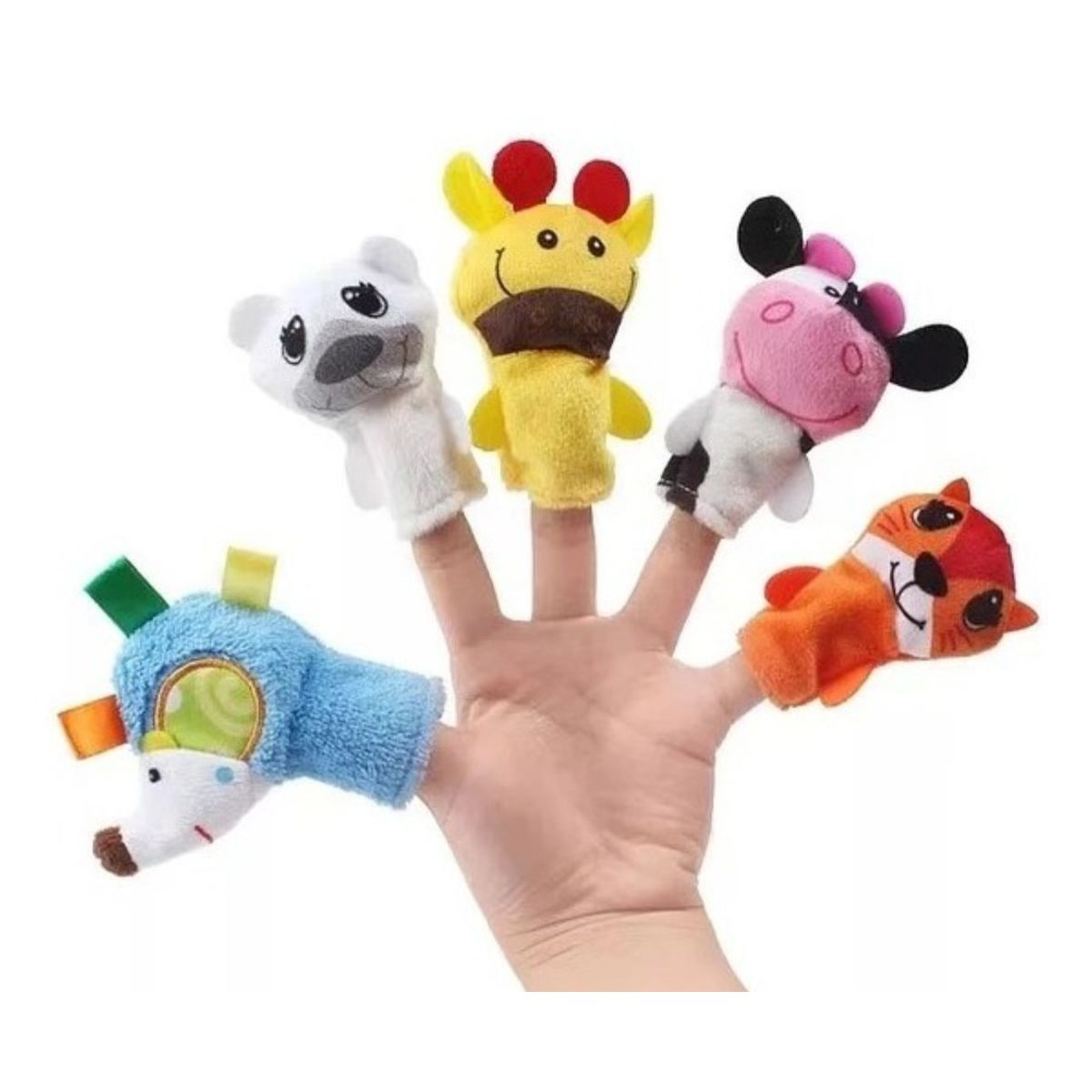 GENERICO - Familia Dedo Títeres Didacticos Papá Dedo Bebé Dedo 5 Pz