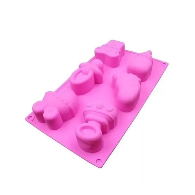 GENERICO - Molde De Silicona Para Jabon Formas Diseños De Bebe..
