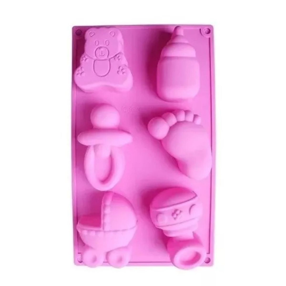 GENERICO - Molde De Silicona Para Jabon Formas Diseños De Bebe