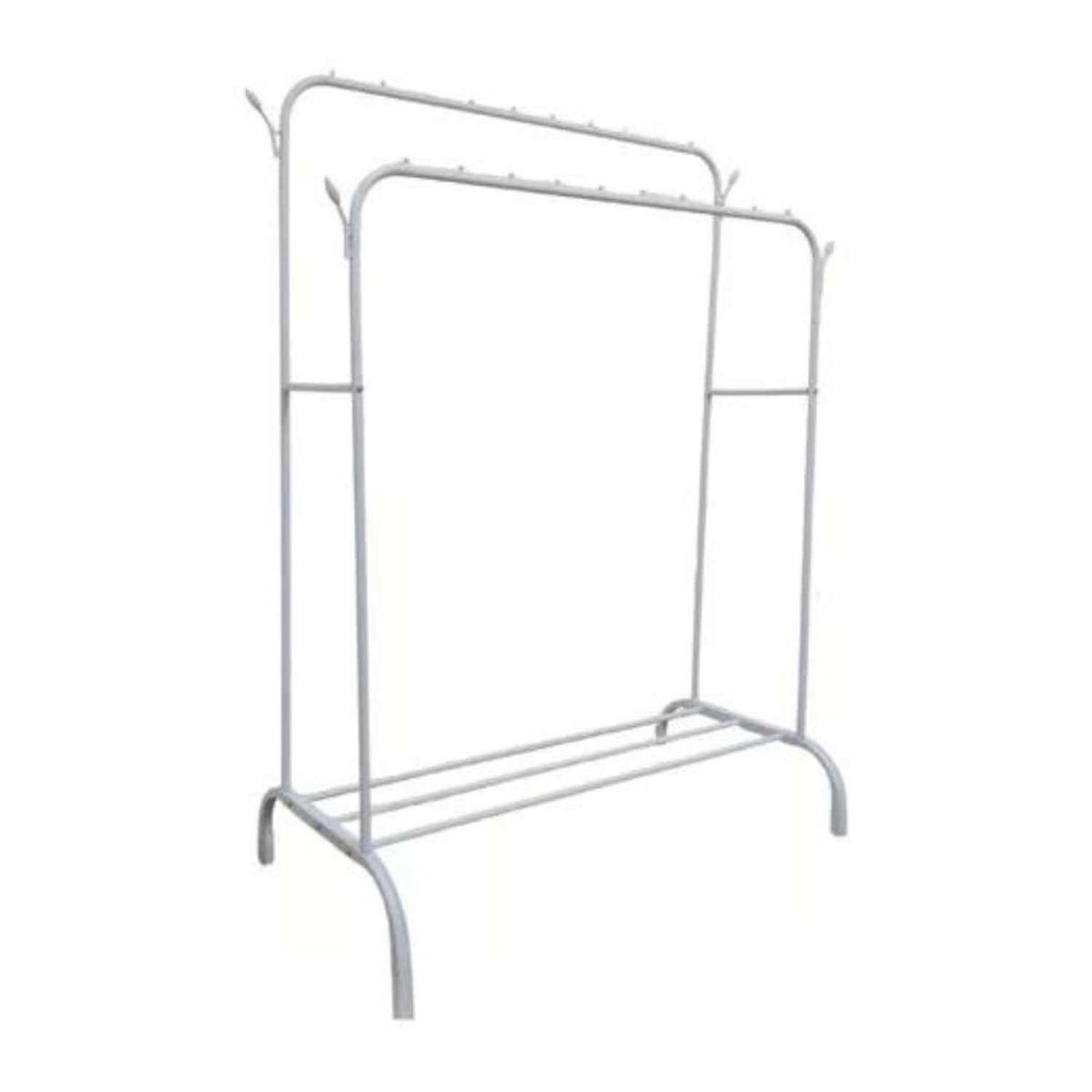 SOHOGAR - Perchero exhibidor de ropa 2 niveles