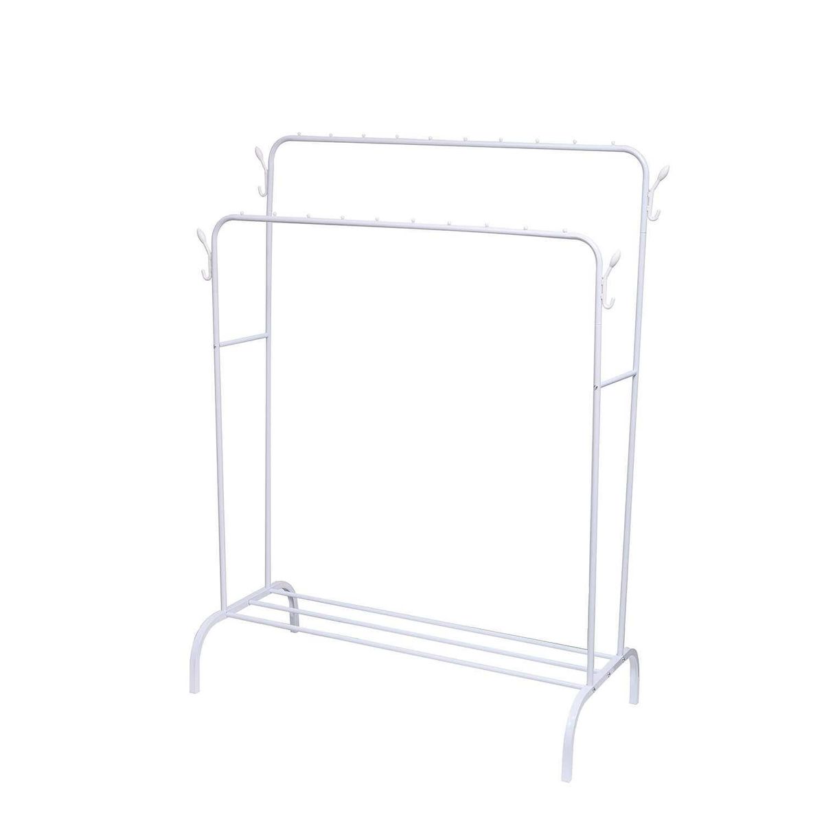 SOHOGAR - Perchero exhibidor de ropa 2 niveles
