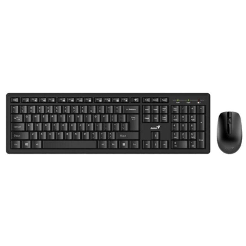 GENIUS - Kit Teclado y Mouse Inalámbrico Genius KM-8200 Negro