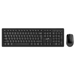 GENIUS - Kit Teclado y Mouse Inalámbrico KM-8200 Negro