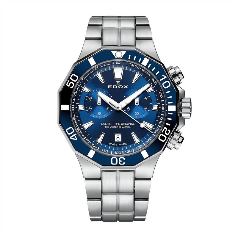 EDOX - Reloj Edox Delfin The Original Chronograph Acero Hombre
