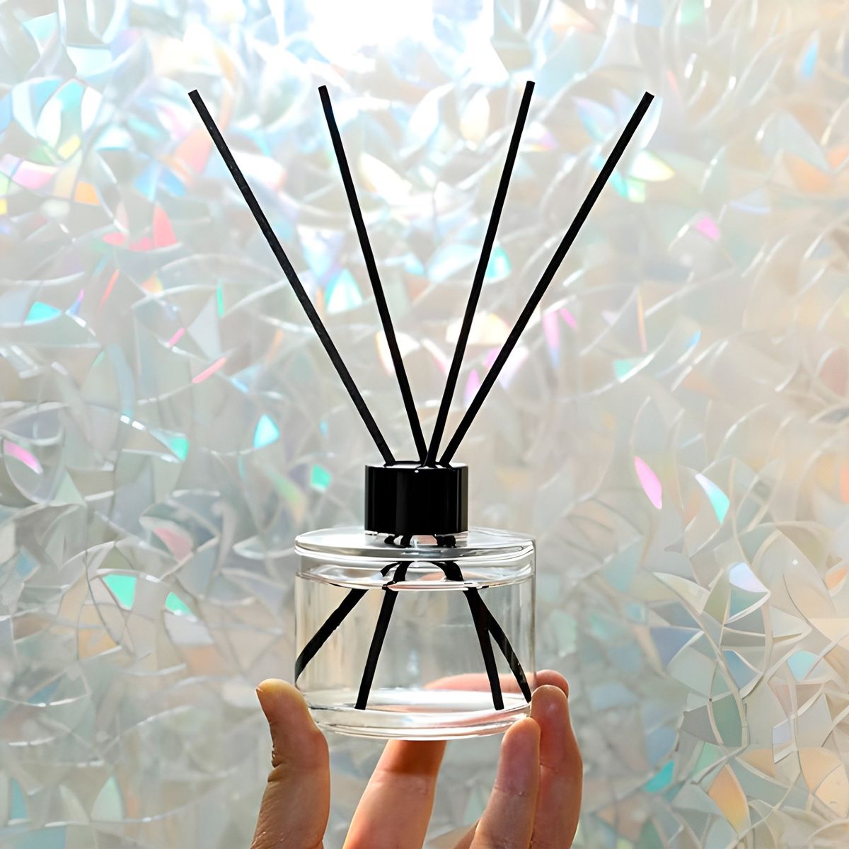 GENERICO - Set 12 Botella De Vidrio Para Aromaterapia Cilíndrica 150 Ml