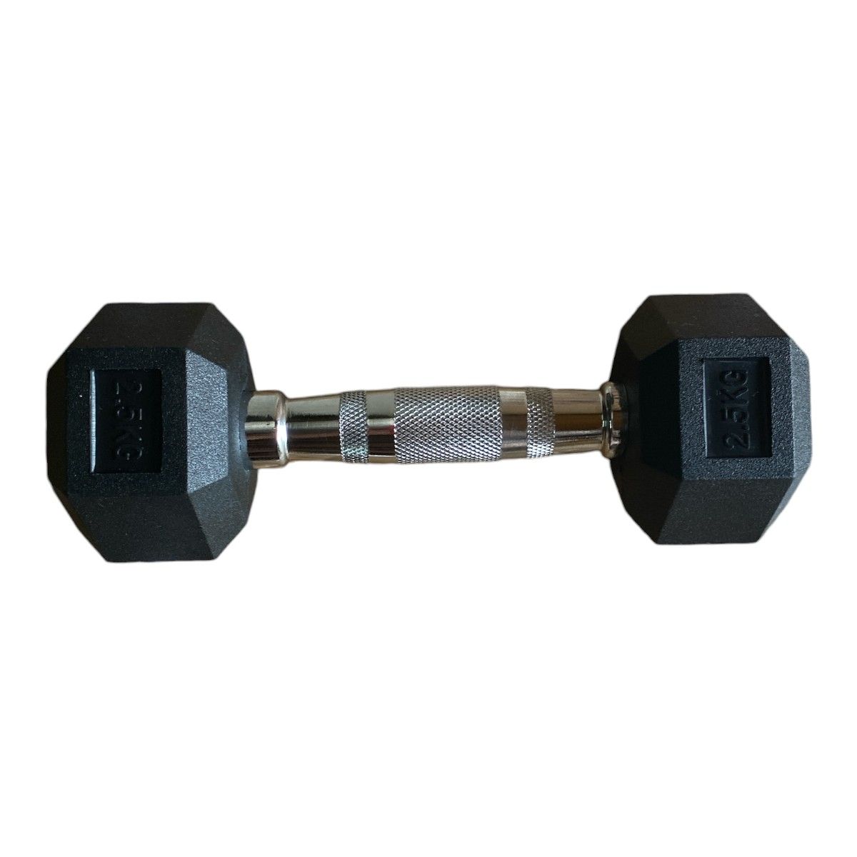 GENERICO - Mancuerna Hexagonal Recubierta Gymhome 2.5 kg (unidad)