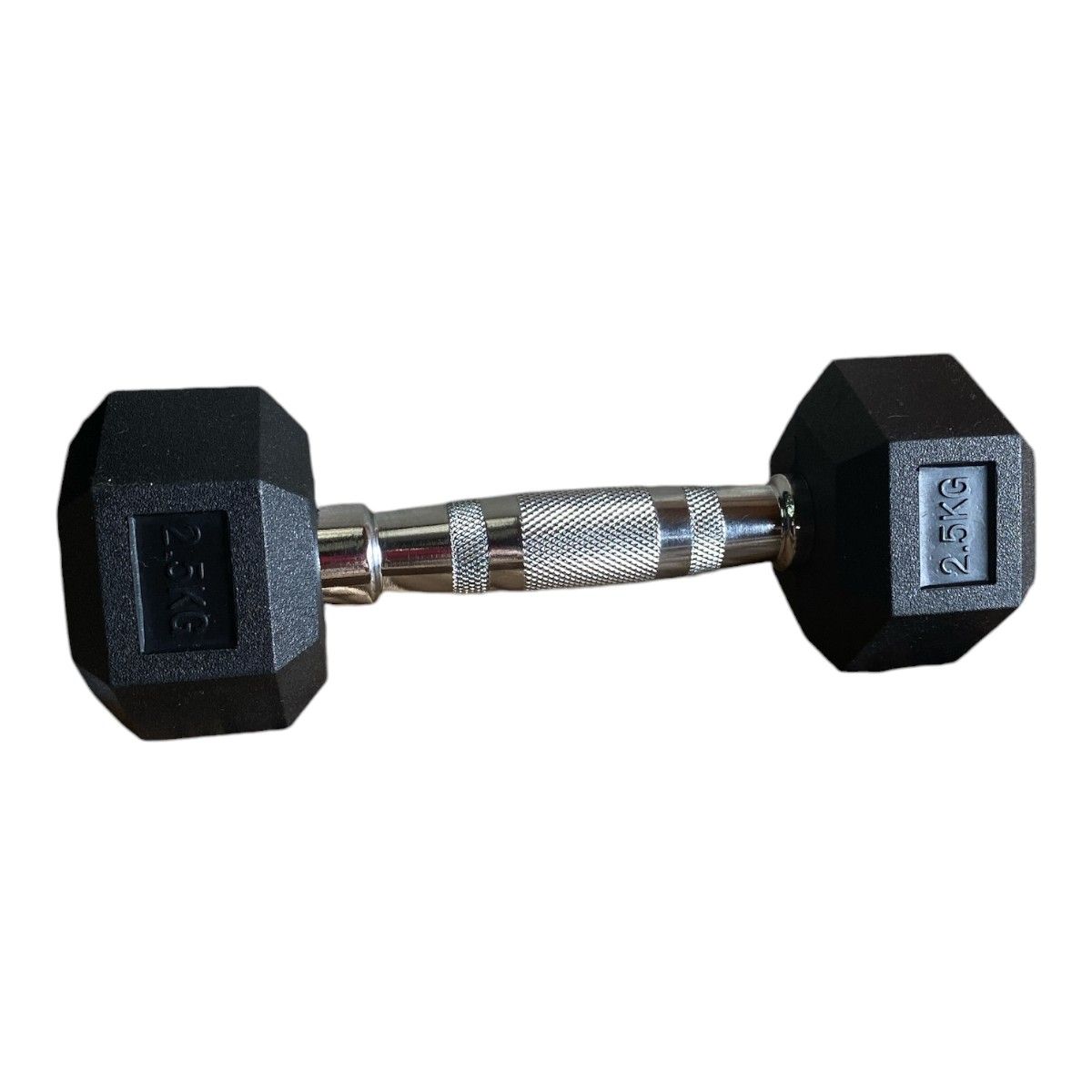 GENERICO - Mancuerna Hexagonal Recubierta Gymhome 2.5 kg (unidad)