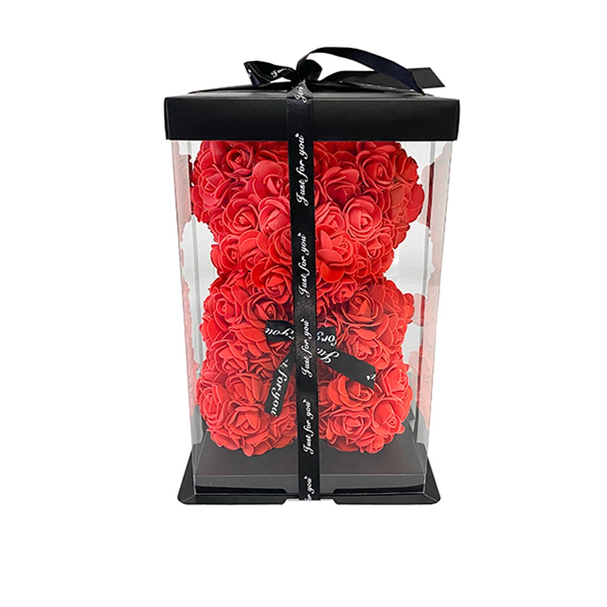 GENERICO - CAJA OSITO GOMA EVA ROJO X1 UNI