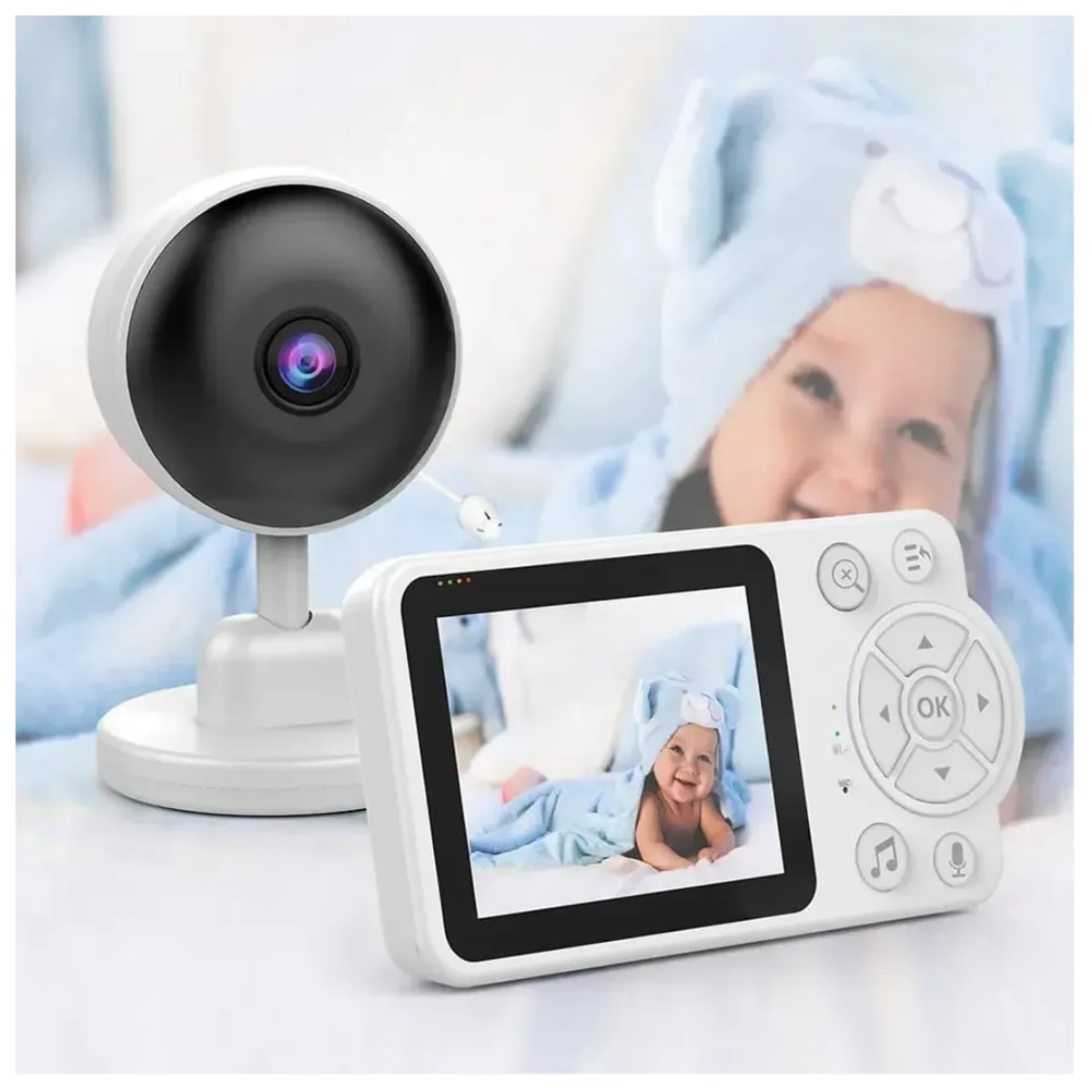 OEM - CAMARA MONITOR DE BEBE CON PANTALLA LCD