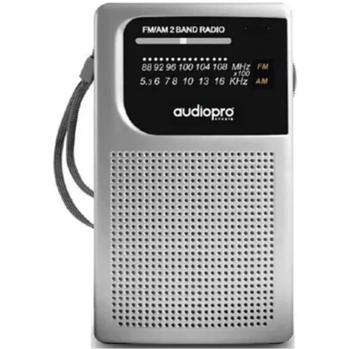 AUDIO PRO - Radio Fm Portatil De Bolsillo Audiopro Ap02079 Color Gris