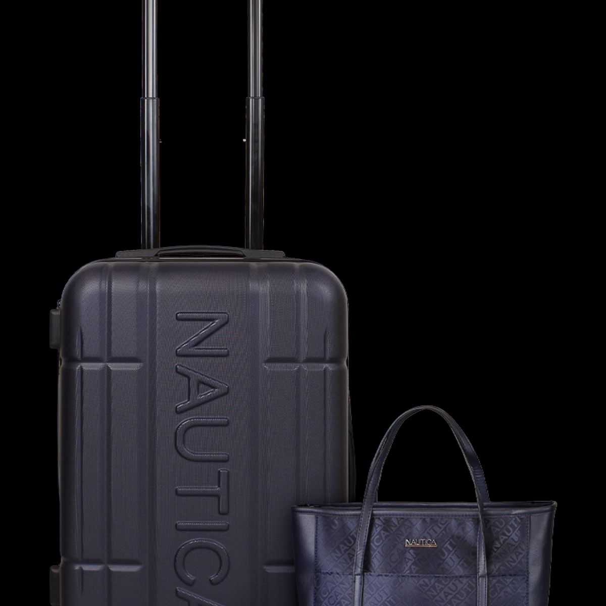 NAUTICA - Pack Nautica Maleta cabina Amsterdam + Cartera Leeway azul