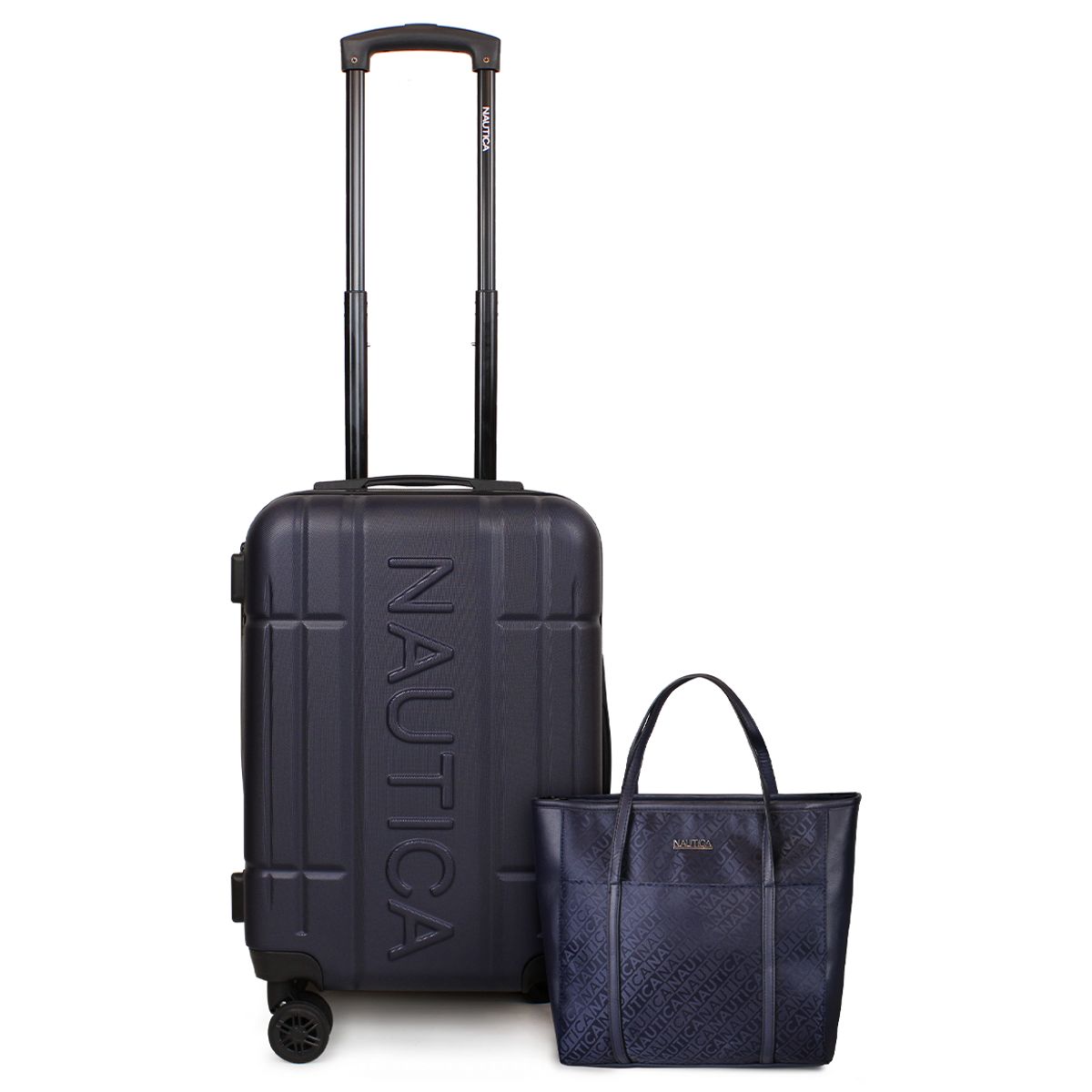 NAUTICA - Pack Nautica Maleta cabina Amsterdam + Cartera Leeway azul