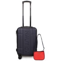 Pack Maleta cabina Amsterdam azul + Bandolera Diana