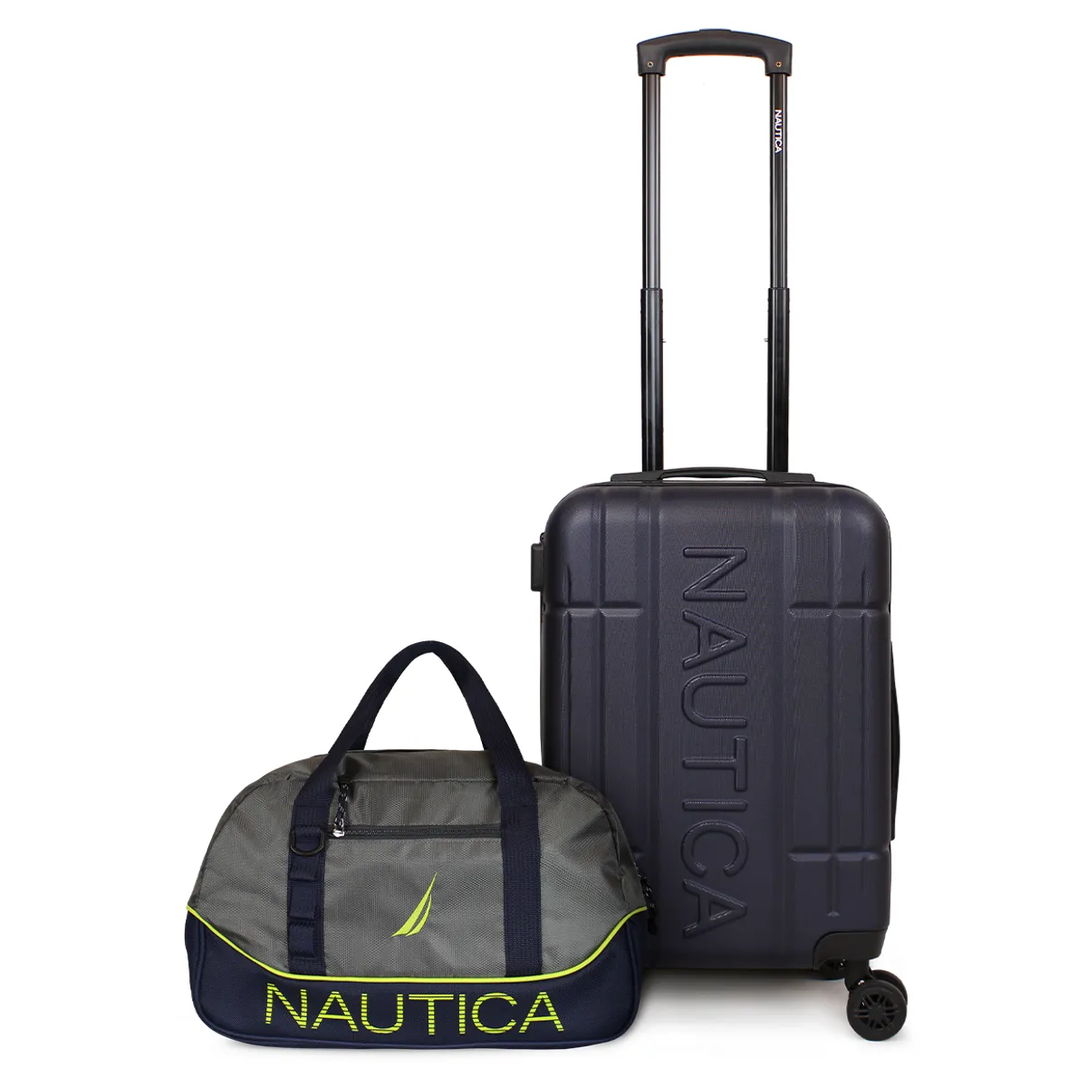 NAUTICA - Pack Nautica Maleta cabina Amsterdam azul + Bolso Mannar gris