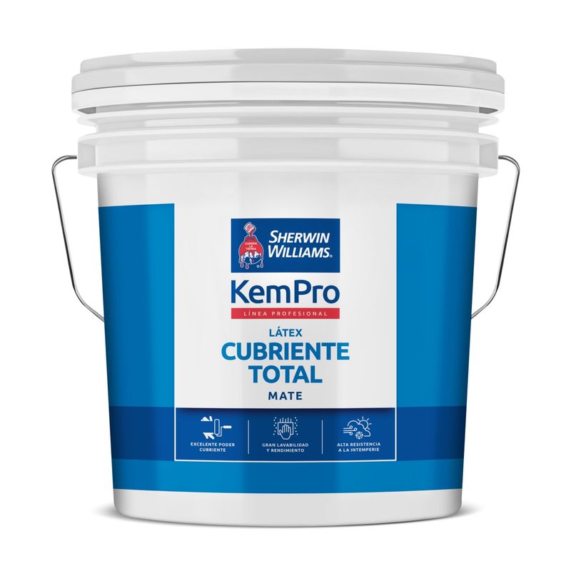 SHERWIN WILLIAMS - Latex cubriente total blanco mate tineta
