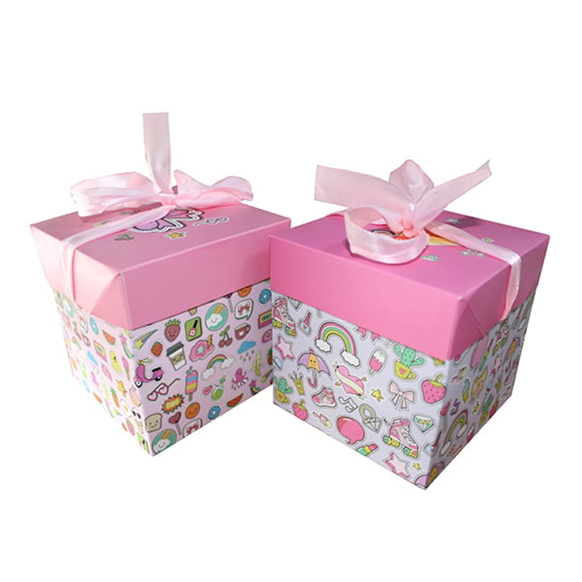 GENERICO - CAJA PLEGABLE CHICA NINA 10X10 CM X12 UNI