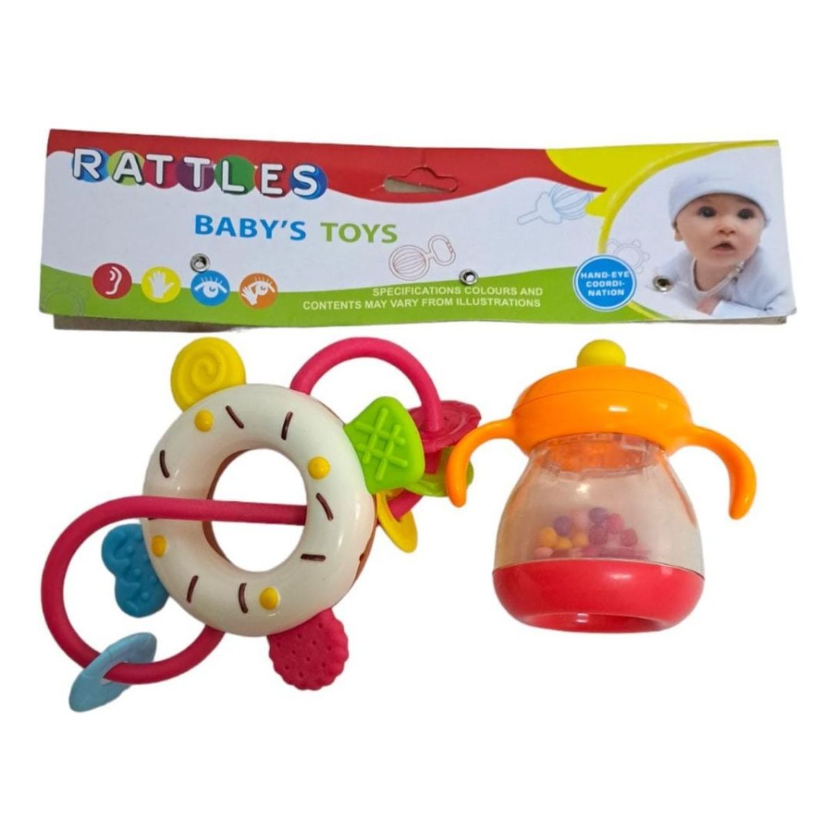 GENERICO - Juguete Sonajeros  De Estimulación Para Bebé