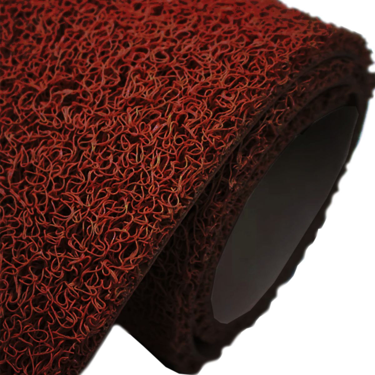 QRUBBER - Piso PVC limpiapiés premium 1.20mt x 12 mts Café QRubber