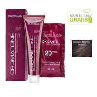 Tintura Permanente Cromatone 4.60 Castaño Marrón Natural+ Oxidante