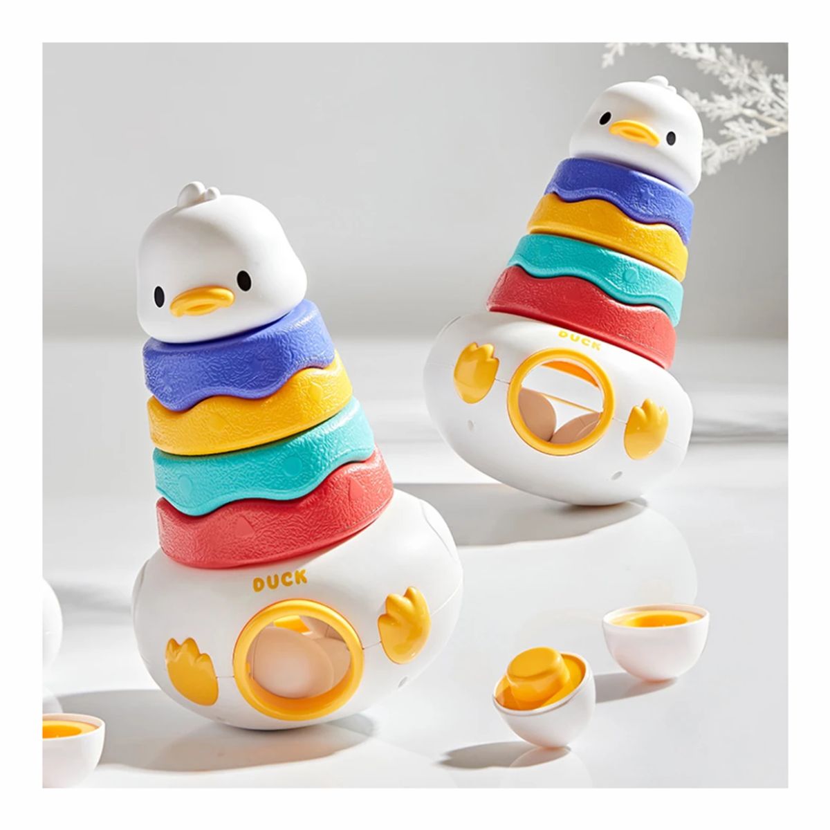 OEM - TORRE APILABLE SENSORIAL CON ENCAJE GEOMETRICO MONTESSORI