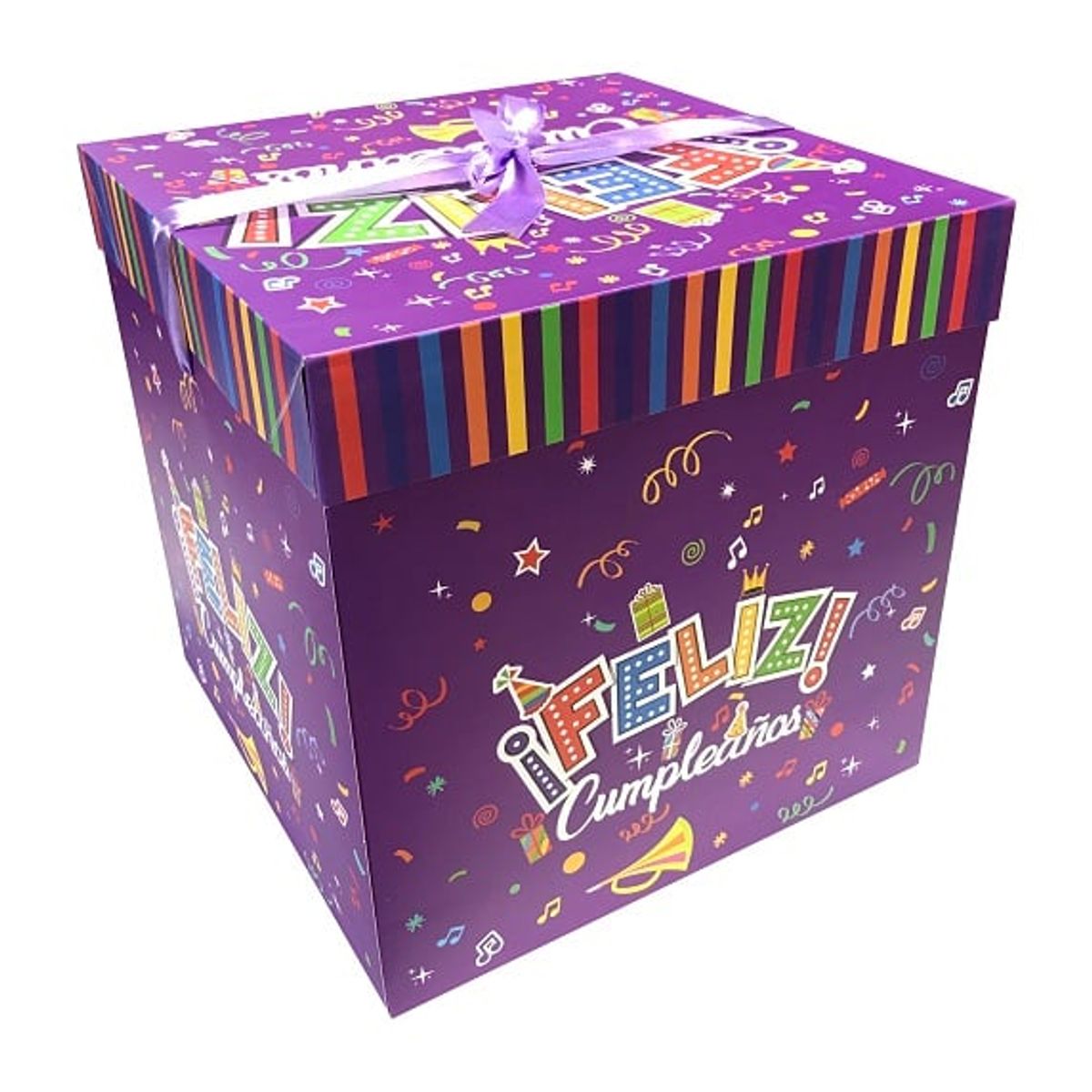 GENERICO - CAJA PLEGABLE FC MORADO INTERMEDIA 25X25 X12 UNI