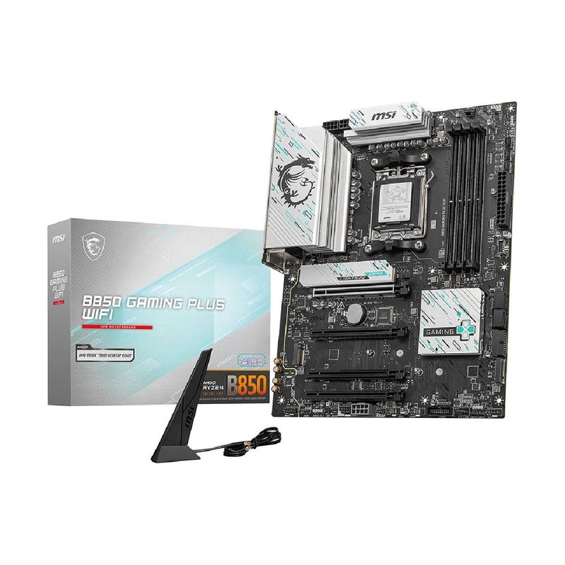 MSI - Placa Madre MSI B850 GAMING PLUS WIFI WHITE