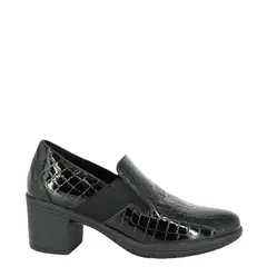 ALQUIMIA - Mocasin Mujer Negro Cala