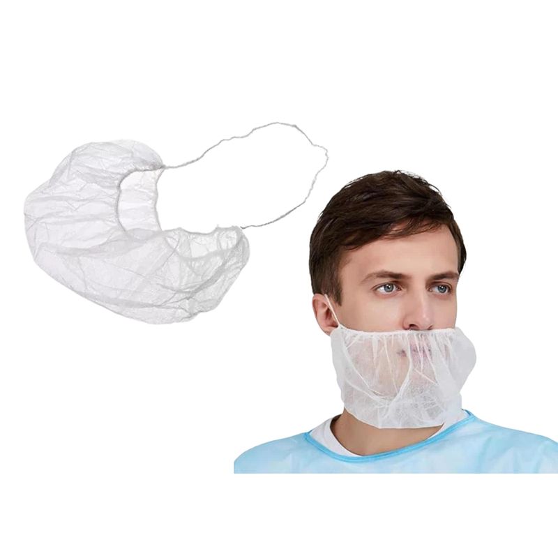 CLEANCARRIER - Cubre Barba Desechable Cleancarrier Bolsa X 100 Un